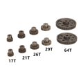 thumbnail image 1 of 10 Piezas Spur Diff Diferencial Engranaje Principal Conjunto Motor Piñón Engranajes para HSP HPI RC, 1 of 8