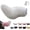 B, variant on Remote Control Electric Car Tail, Moving Tail for Car, Wagging Plush Cute Fuzzy Tail Decoration, Cute Interior Accessory for All Vehicle Types Styling