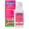 Benadryl Children's Dye-Free Allergy Liquid, Bubble Gum, 4 Oz, 3 Pack