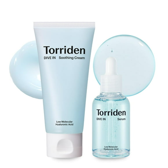 Set de cuidado de la piel Torriden DIVE IN Serum 50 ml + Crema calmante 100 ml