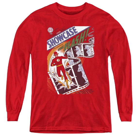 Jla - Showcase #4 Cover - Youth Long Sleeve Shirt - X-Large