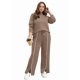 thumbnail image 5 of Conjuntos de Salón para Mujer, Conjuntos de 2 Piezas para Otoño, Pantalones Anchos, Conjuntos A Juego, Ropa de Mujer Caqui XS, 5 of 8