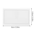 thumbnail image 2 of IFANLANDOR 50Ud Tarjetas Transparente Con Clip Universal Ideal Para Oficinas Y Entornos Académicos, 2 of 6