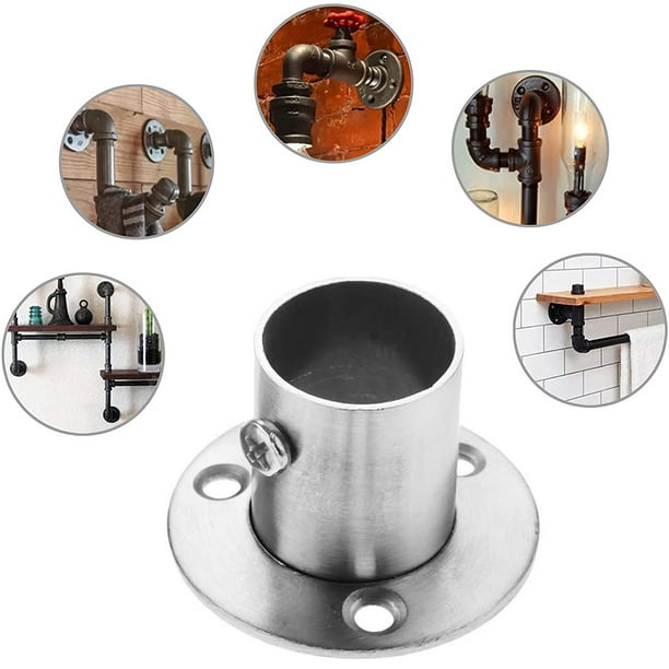 2 Pieces Stainless Steel Round Tube Bracket