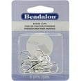 thumbnail image 2 of Beadalon Small Badge Clips W/Swivel 5/Pkg-Silver-Plated, 2 of 2