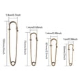 thumbnail image 3 of Clip de Fixation Clip de Montage Clip de Fixation Haute Résistance Clip de Support Résistant à la Rouille Fixation Sécurisée Construction Durable Pince Clip 20 Pcs Épingles Épingles Robustes pour Couvertures Jupes Tissu Tricoté Artisanat, 3 of 3