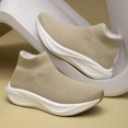 thumbnail image 4 of Men's Sock Style Shoes Slip‑On Knit Upper Casual Sneakers with Layered Midsole for Daily Walking and Casual Everyday Activities, 4 of 6
