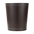 thumbnail image 2 of Bote de basura KINGFOM Classic de piel sintética de 10 litros para el hogar y la oficina, 2 of 9
