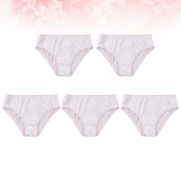 LEEYNEER 5Pcs Disposable Period Underwear Breathable Odorless Women Underwear Use