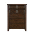 thumbnail image 5 of 6pc Master Bedroom Furniture Set Classic Brown Finish Cal-King Size Captain Storage Bed, 5 of 7