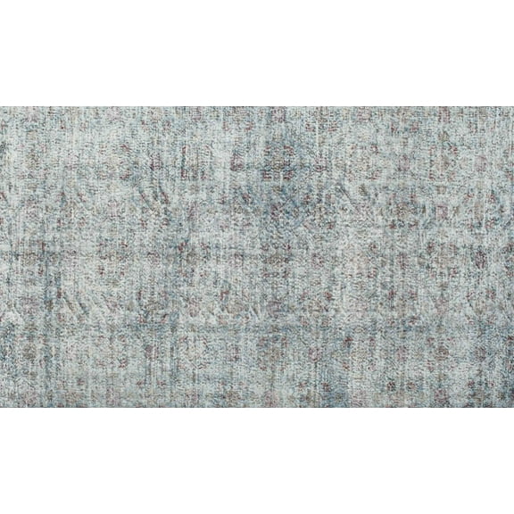 Ahgly Company Machine Washable Indoor Rectangle Contemporary Grey Gray Area Rugs, 5' x 7'
