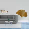 thumbnail image 2 of Sofá Cama De Madera En Miniatura Y Hojas De Ginkgo De Hierro Forjado, Decoración De Pared, Escultura Abstracta Para Casa De Muñecas, Sala De Estar, Oficina, Hotel, Comedor, Restaurante., 2 of 8