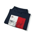 thumbnail image 4 of Malta Maltese Pride Flag Hoodie, Gifts, Hooded Sweatshirt, 4 of 4