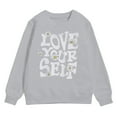 thumbnail image 4 of UYYX Sweatshirts For Girls Teen Girl Sweatshirt Sweatshirts For Girls Toddler & Kids Little Girl'S Pullover Tops Sweaters & Hoodies 6-7 Years, 4 of 4