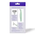 thumbnail image 4 of Flamingo 5-Blade Women's Razor - 1 Razor Handle + 2 Razor Blade Refills - Sage, 4 of 7