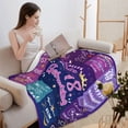 thumbnail image 5 of Yibo 18th Birthday Girl Gift Blanket Flannel Soft and Comfortable Anti-static Bed Sofa Blanket, 5 of 8