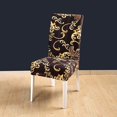 thumbnail image 1 of Stretch Chair Covers Printed Fabric Dining Chair Covers Removable Washable Seat Protector Covers, 1 of 1