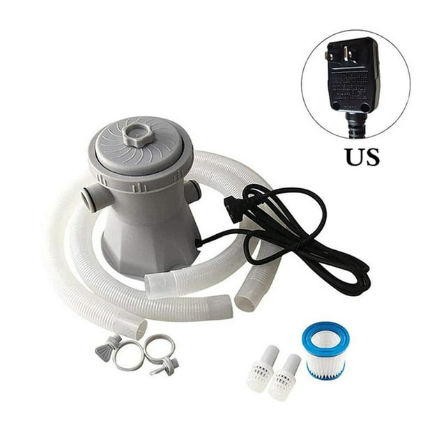 Yingyy Cartridge Pool Filters Pump Electric Filter Pump Set 300 Gallon Removable Filter Element Circulating Pump Kits Above Ground for Swimming Pool