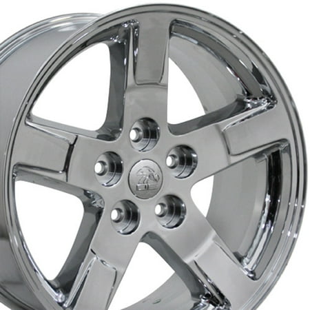 OE Wheels 20 Inch RAM Style - Fits Chrysler Aspen, Dodge Dakota, Durango, Ram 1500 - DG62 Chrome 20x9 Rim Hollander 2364