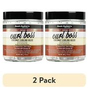 (2 pack) Aunt Jackie's Curls & Coils Curl Boss Coconut Curling Gelée, 15 oz, Female, Shine Enhancing
