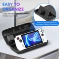 thumbnail image 3 of Accessories kit for ASUS ROG Ally 2023 - Black Accessories Bundle for ROG Alloy Gaming Handheld with Carrying Case Protective Cover case and 2 Pack Screen Protector, 6 Thumb Grips, 3 of 7