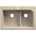 thumbnail image 2 of Transolid 33" x 22" Top Mount Radius Granite Kitchen Sink, Available in Various Colors, 2 of 4