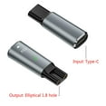 thumbnail image 3 of USB Type C to 2 Pin Plug Connectors Charging Adapters for Shaver Access Converters Plug, 3 of 20
