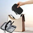 thumbnail image 6 of FastXmas Electronic Organizer, Portable Travel Double Layers Cable Storage Pouch with Compartment, Electronic Accessories Carry Case Waterproof All-in-One Storage Bag for Cord Charger Power Bank, 6 of 6