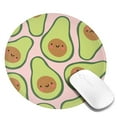 thumbnail image 2 of Disketp Cute Avocado Small Mouse Pad 7.9x7.9 Inches,Washable Round Mousepad For Office Laptop Computer,Non-Slip Rubber Base Mouse Pads For Wireless Mouse, 2 of 9