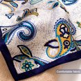 thumbnail image 3 of Pañuelo cuadrado pequeño de seda morera para mujer - Pañuelo para el cuello para mujer - Pañuelo de seda - 21" x 21", 3 of 5