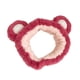 thumbnail image 4 of Diadema de felpa, diademas, accesorios para el cabello, banda para el cabello de spa para niñas, baño, ducha Rosa roja, 4 of 9