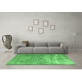 thumbnail image 3 of Ahgly Company Indoor Square Persian Emerald Green Traditional Area Rugs, 8' Square, 3 of 4
