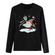 thumbnail image 4 of Tops de mujer Camisas Blusas Elegantes Camisas casuales de manga larga Cuello redondo de Navidad Ajuste ligero Túnica de otoño Top Otoño Odeerbi ODB-5, 4 of 6