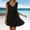 Dresses-749Black, variant on Gamivast Boho Dresses for Women Tie Shoulder Sleeveless Summer Dresses Flowy Beach Dress Solid Tiered Ruffle Hem A Line Loose Fit Sun Party Trip