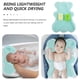 thumbnail image 2 of Cómodo asiento de baño para recién nacidos, suave alfombrilla para bañera con soporte de esponja, cojín de baño para bañera, almohadilla de baño para lavabo, asiento de baño para bebés recién nacidos, 2 of 7