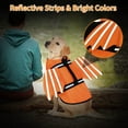 thumbnail image 5 of Visland Dog Life Jacket, Unique Wings Magic Sticker Mesh Reflective Design Waterproof Pet Flotation Life Vest Dog Lifesaver Preserver Swimsuit for Small Middle Large Dogs Swim Pool Beach Boating, 5 of 8