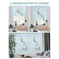 thumbnail image 4 of Colorful Map Tie Up Curtains for Windows 63 Inch Length Balloon Curtains Kitchen Adjustable Balloon Window Shade Modern Abstract Minimalist Illustration Art Tie Up Bathroom Curtain Window 46"x63", 4 of 6