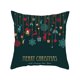 thumbnail image 3 of Inteprter Funda de almohada de decoración navideña para el hogar, funda de cojín de árbol de Papá Noel, adorno de Feliz Navidad, regalo de Navidad Decoración del hogar #8 Inteprter HA000402-08B, 3 of 6