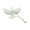 White, variant on Friendship Turtle Doves Christmas Ornament, Xmas Tree Hanging Decor, Home Decoration For Family, Friends (2, white)