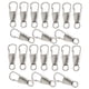 thumbnail image 5 of 20 Tiradores de Cremallera Desmontables con Clip de Bloqueo de Resorte, Repuesto Premium Plata, 5 of 9