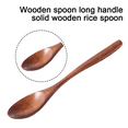 thumbnail image 3 of Wooden Coffee Spoons Long Handle Wooden Mixing Spoon Long Handle Handmade Wood Stirring Spoon for Kitchen Stirring, 3 of 5