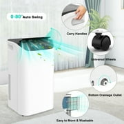 Lcxmtv 14000 BTU Portable Air Conditioners Cools up to 700 Sq. Ft., Portable AC Unit with Cool, Dehumidifier and Fan, Backlit Remote, DIY Window Kit, 24H Timer Sleep Mode, for Bedroom