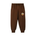 thumbnail image 5 of HILEELANG Toddler Boy Thanksgiving and Christmas Pullover and Sweatpants Set ,2 Piece Cotton Turkey Applique, Fall Winter Clothes for Kids 2T, 5 of 9