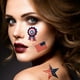 thumbnail image 5 of Tatuajes temporales para hombres, mujeres y adultos, con la bandera del Día de la Independencia, 10 unidades, 5 of 5