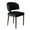 Black, variant on Upholstered Dining Chairs Modern Kitchen Chairs with High Back,Faux Leather Side Dining Room Chairs with Metal Legs for Kitchen Living Room