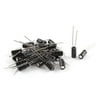 30Pcs 50V 0.47uF 105C Radial Lead Electrolytic Capacitor 5mm x 11mm