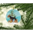 thumbnail image 2 of Welsh Terrier Merry Christmas Tree Ceramic Ornament, 2 of 3