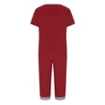 thumbnail image 7 of Maplenight Women's 2 Piece Pajama Set Color Block Pjs Sets V Neck Tops Capri Pants Two Piece Lounge Set Soft Sleepwear Loungewear, 7 of 7