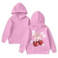thumbnail image 2 of SGMVNU Pullover Hoodie for Girls Boys Sweatshirt Hoodie Graphic Shirt Kids Boys Sweatshirts Youth Hoodies Cute Clothes for Girls(Size 9-10 Years, yk251203_3-Pink), 2 of 4
