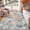Mist Blue, variant on Roomisland Washable 3x5ft Entryway Rug Indoor, Non Slip Small Area Rug for Kitchen Bathroom Door Mat, Low Pile Floor Carpet with Rubber Backing, Vintage Farmhouse Decor, Easy Clean